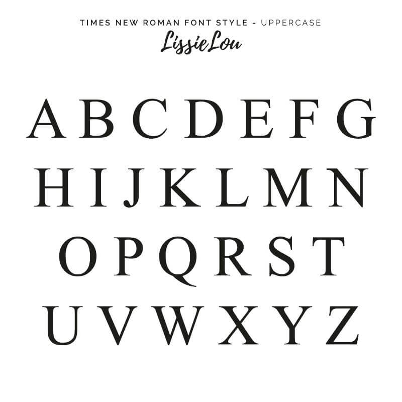 Standard Initial Letter A-Z Style Cookie Stamp