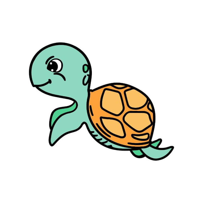 Turtle Under The Sea Cookie Cutter