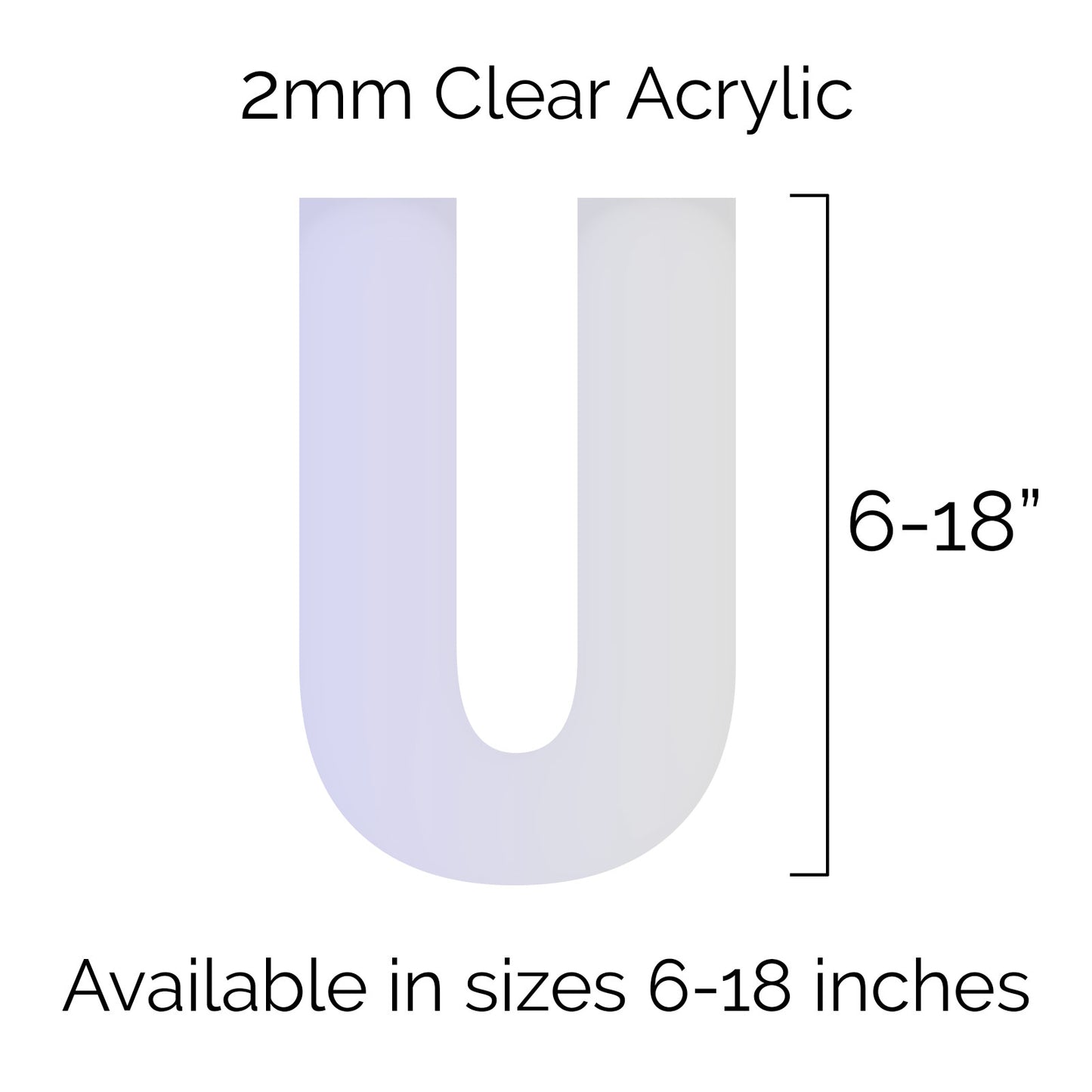 Cake Shape Letter U