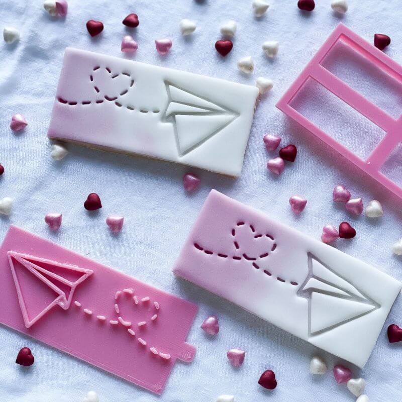 Valentine's Day Cookie Stamp and Cutter