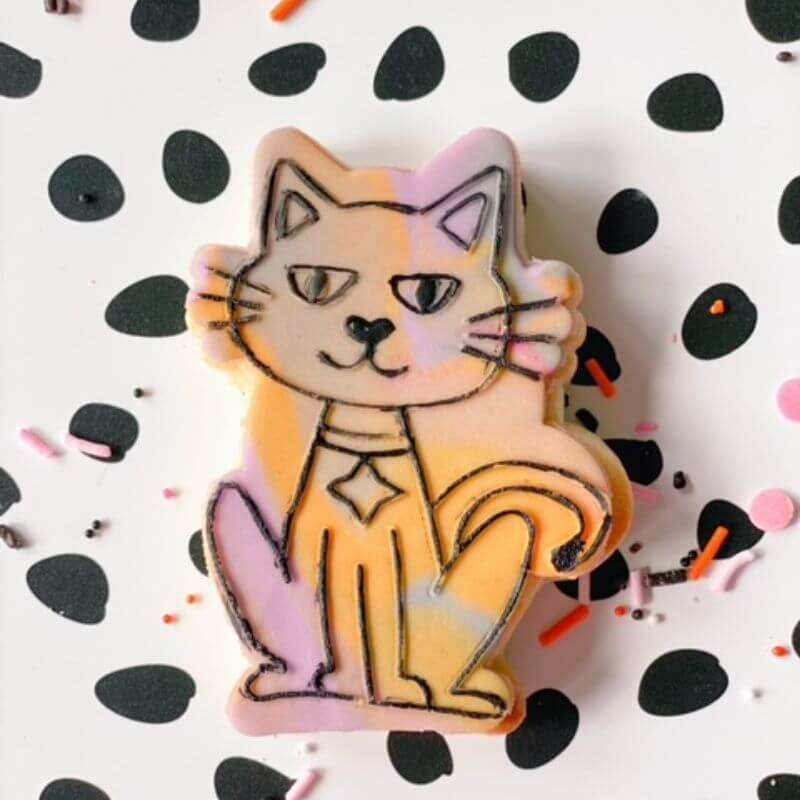 Cat Halloween Cookie Cutter and Embosser