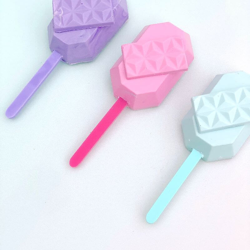 Mint Green Acrylic Cakesicle Lollipop Sticks