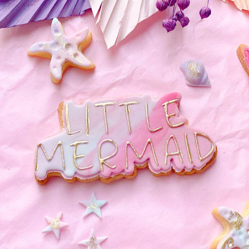 Little Mermaid Under The Sea Cookie Cutter and Embosser