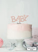 BABY Baby Shower Cake Topper Premium 3mm Acrylic Mirror Rose Gold