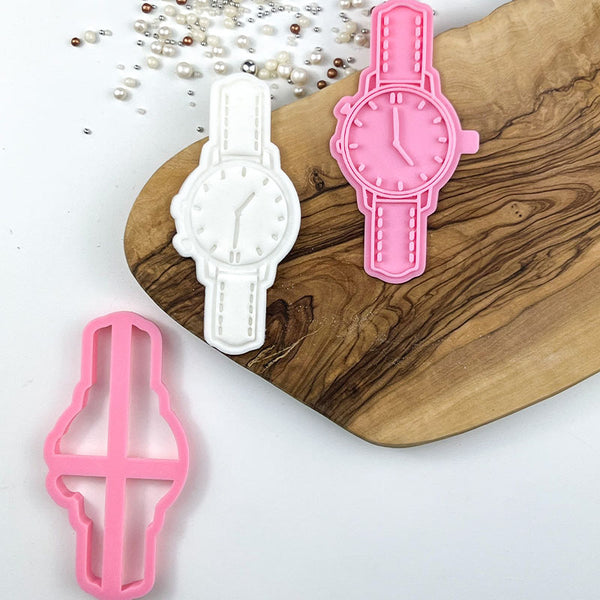 Watch Father's Day Cookie Cutter and Stamp