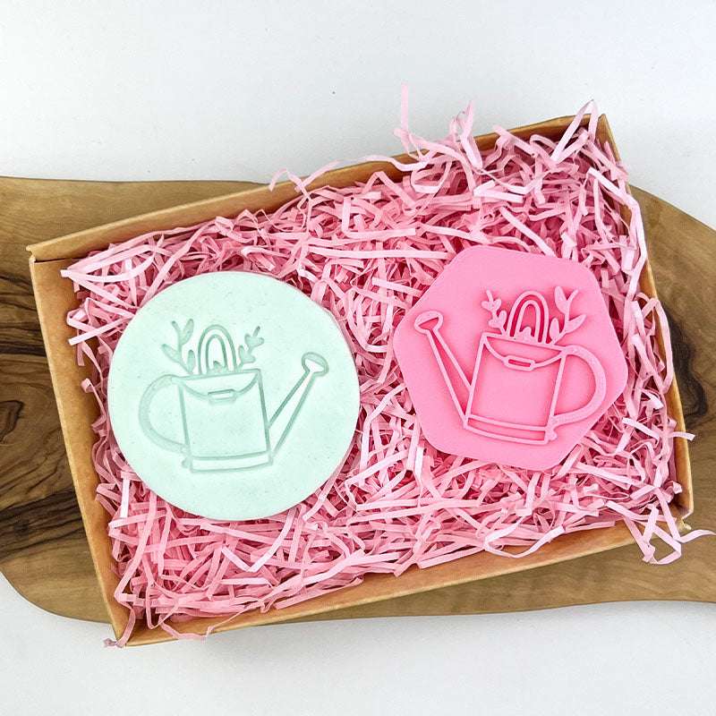 Mini Watering Can Father's Day Cookie Stamp