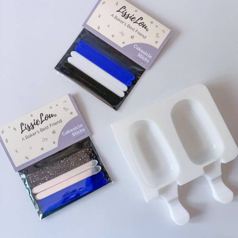 Father's Day Mini Cakesicle Acrylic Lollipop Sticks- Pack of 6