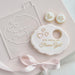 Will you be my Flower Girl Plaque Cookie Cutter and Embosser by Catherine Marie Cake