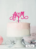 Custom Initials Heart Pretty Wedding Acrylic Shopify - Hot Pink