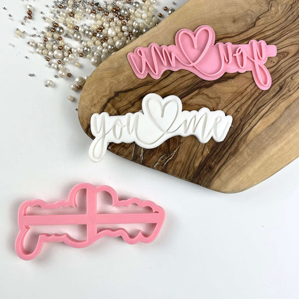 You Heart Me Valentine's Cookie Cutter and Stamp