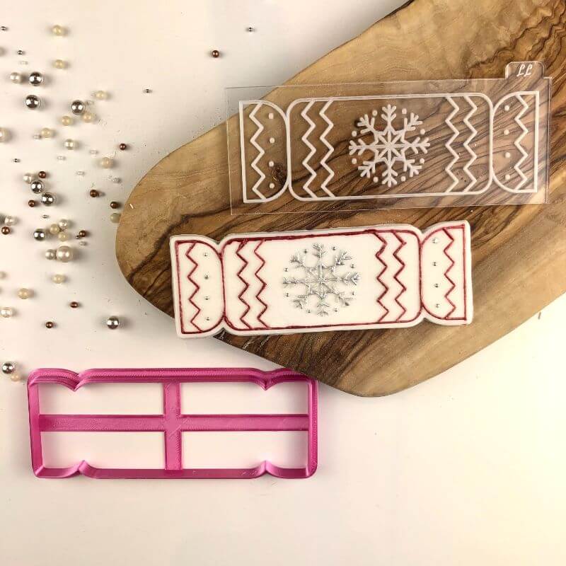 Christmas Cracker Cookie Cutter and Embosser