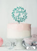 Custom Names Wreath Wedding Acrylic Shopify - Mirror Turquoise