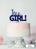 It's a Girl Baby Shower Cake Topper Premium 3mm Acrylic Navy