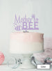 Mother to Bee Baby Shower Cake Topper Premium 3mm Acrylic Lilac