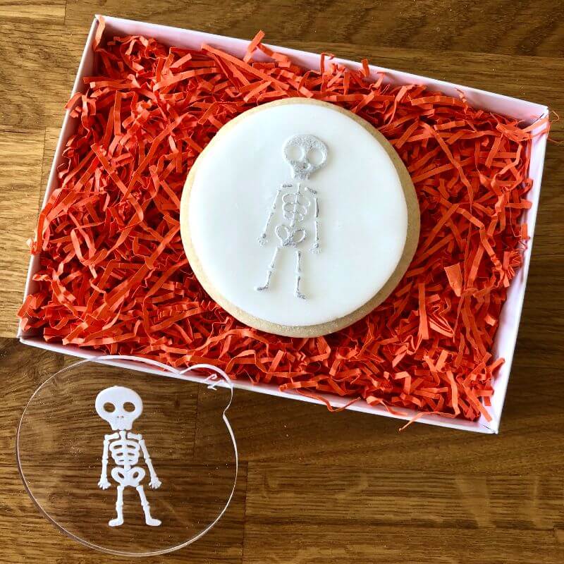 Halloween Skeleton Cookie Embosser