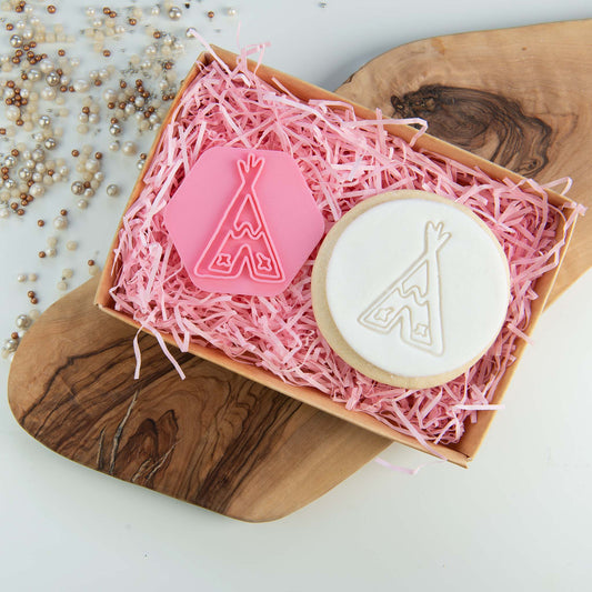 TiPi Wild One Baby Shower Cookie Stamp