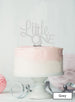 Little One Baby Shower Cake Topper Premium 3mm Acrylic Grey