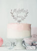 Custom Names Semi-Wreath Wedding Acrylic Shopify - Silver Pearl