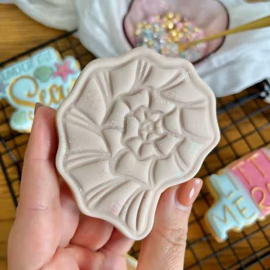 Shell Spiral Under The Sea Cookie Cutter and Stamp