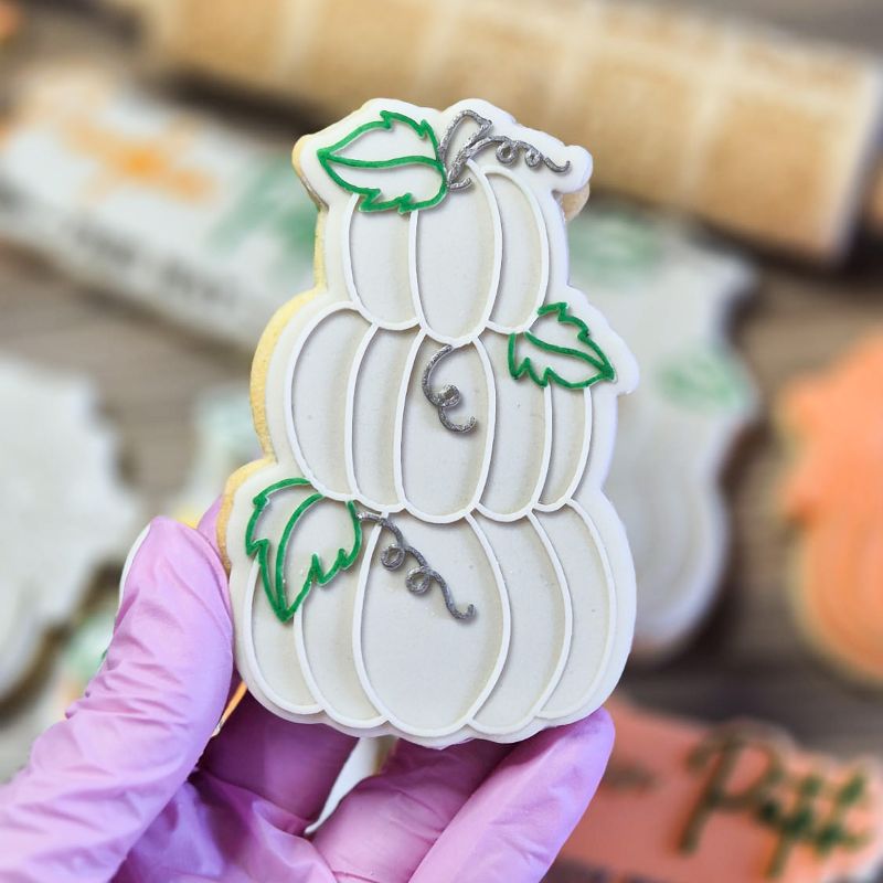 Pumpkin Tower Cookie Embosser