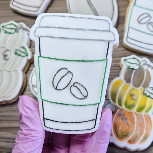 Coffee Cup Food and Drink Cookie Cutter and Embosser