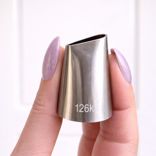 LissieLou Ruffle Tip 126K Piping Nozzle – Fine Ruffles, Frills & Decorative Texture