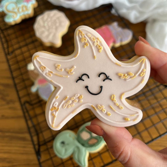Starfish Under The Sea Cookie Cutter and Embosser