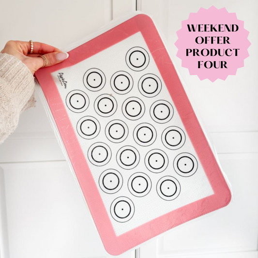 PINK WEEKEND OFFER PRODUCT 4: LissieLou Macaron Silicone Non-Stick Baking Mat