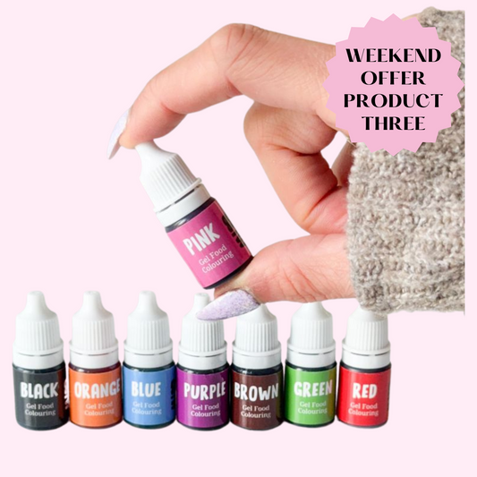 PINK WEEKEND OFFER 3: NEW FULL Bundle of MLBB Food Colouring - Set of 8 Colours