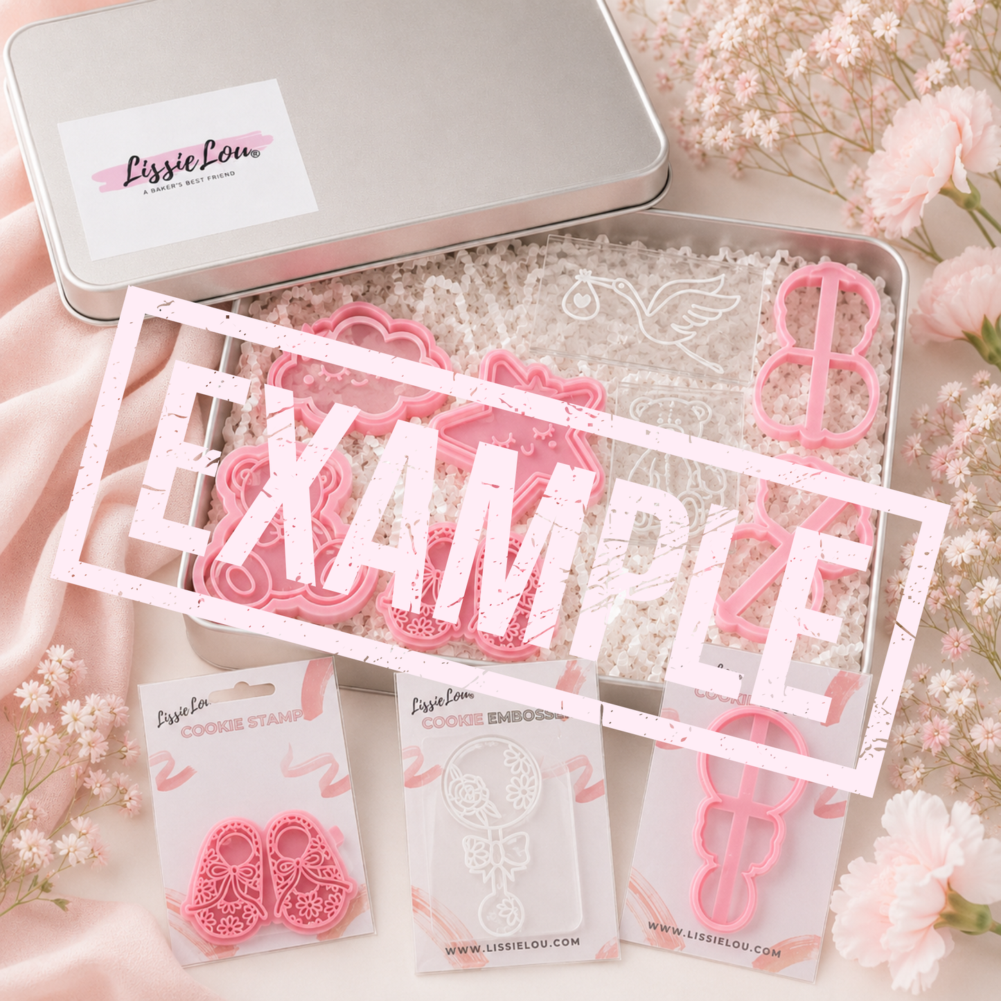 LissieLou Surprise Box | A Themed Mystery Selection of Cookie Stamps, Cutters & Embossers