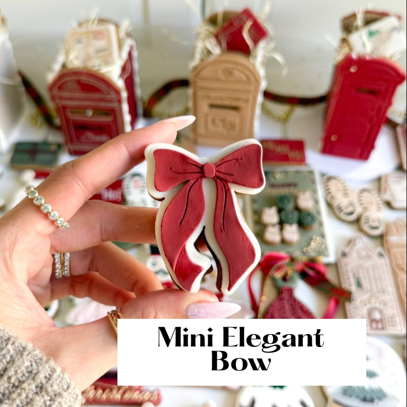 The Mini Bow Collection – Set of 6 3D Cookie Stamp and Cutter