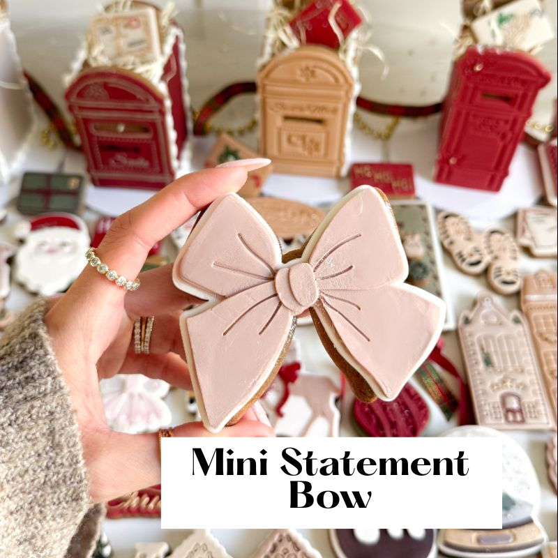 The Mini Bow Collection – Set of 6 3D Cookie Stamp and Cutter