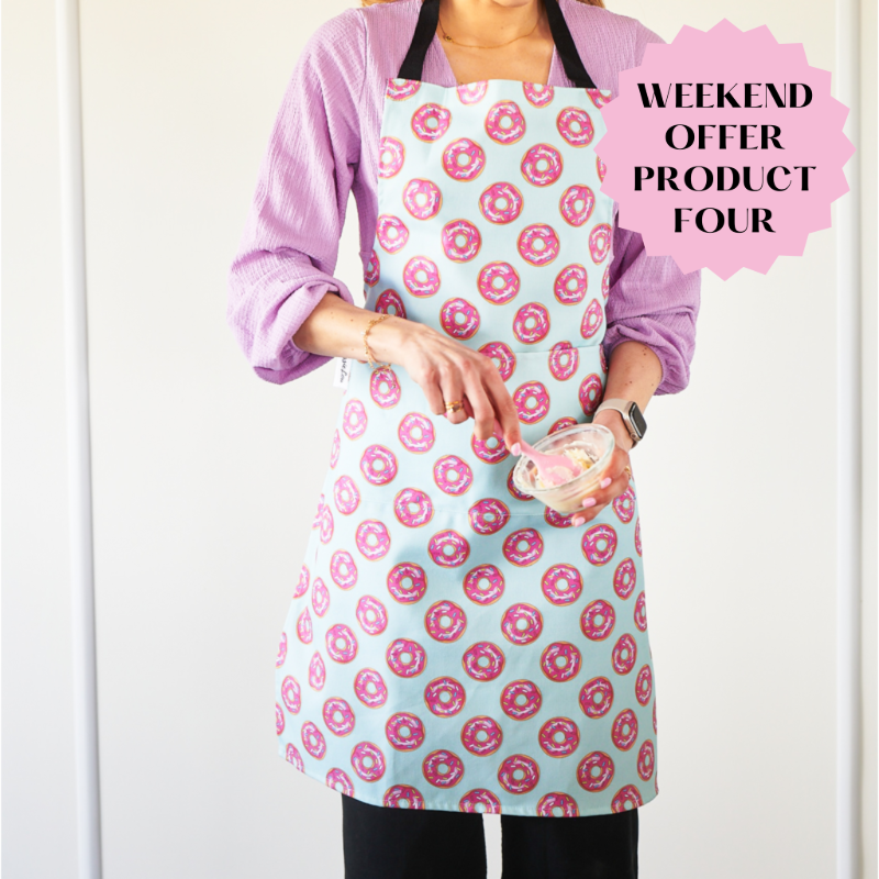 WEEKEND OFFER PRODUCT 4: Doughnut 100% Organic Cotton Apron