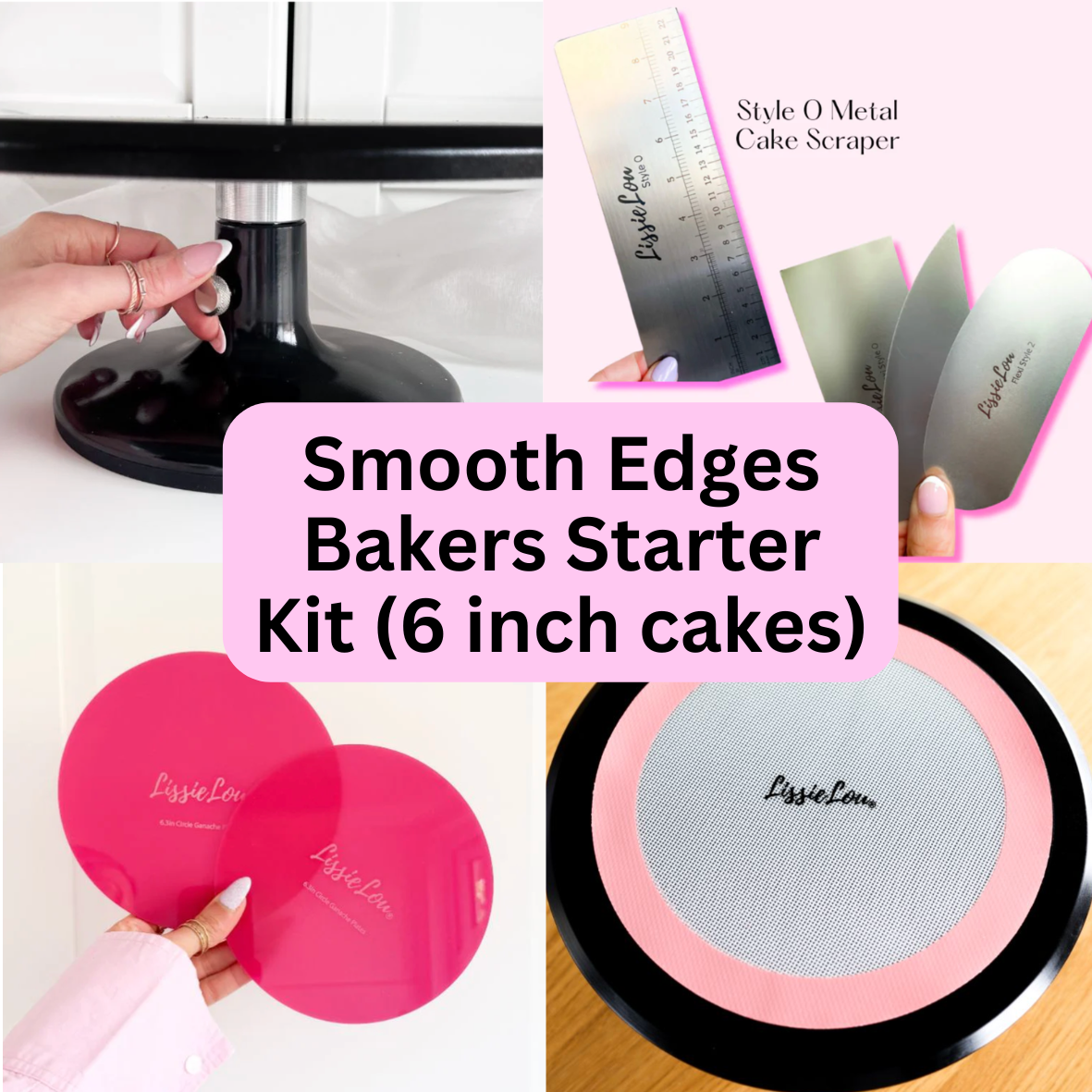 The Perfect Smooth Edges Bakers Starter Kit (for 6 inch cakes)