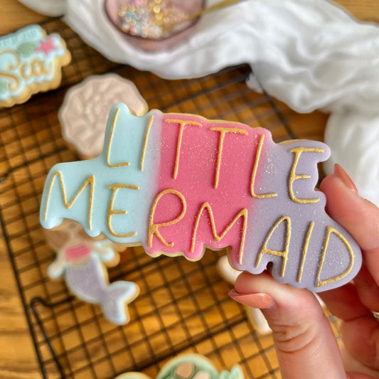 Little Mermaid Under The Sea Cookie Cutter and Embosser