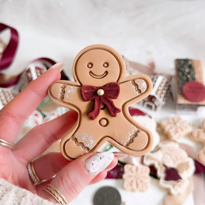 Gingerbread Man Christmas Cookie Cutter and Stamp