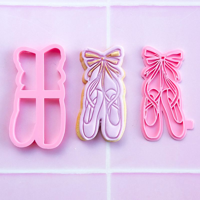 Ballet Shoes Cookie Cutter and Stamp