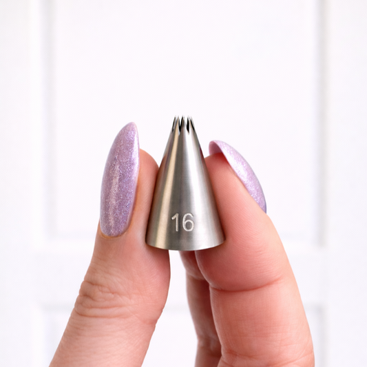 LissieLou Star Tip 16 Piping Nozzle – Stars, Shells & Textured Borders