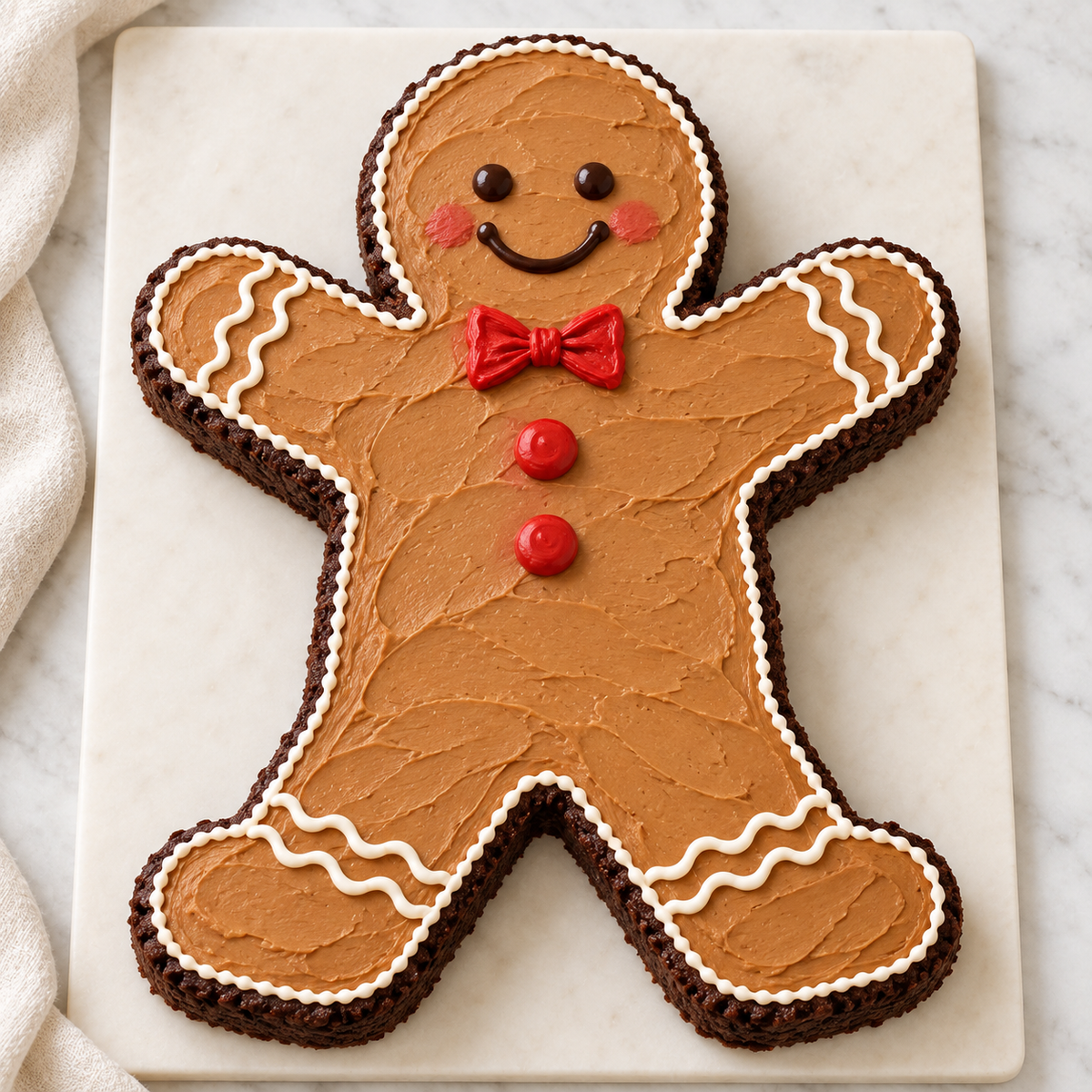 Gingerbread Man Cake Shape