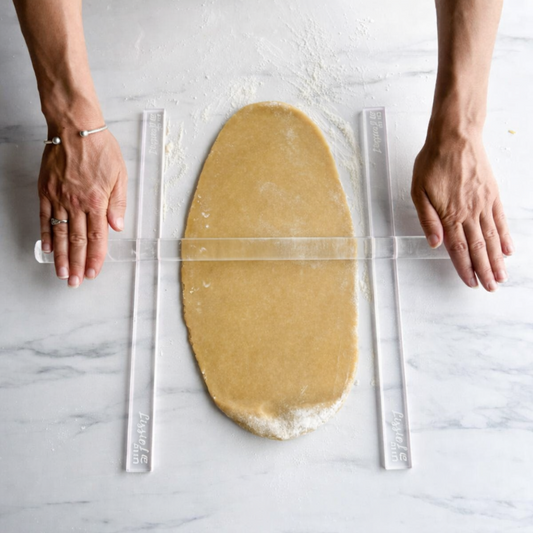 Fondant and Dough Thickness Guides Premium Acrylic Pack of 2