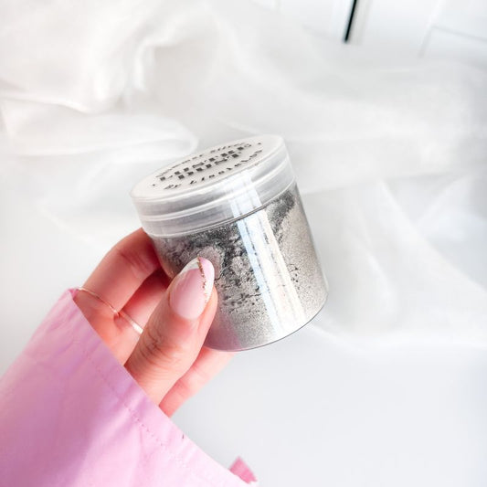 Lustre Dust 100% Edible - Shimmer Silver - 40g Tub