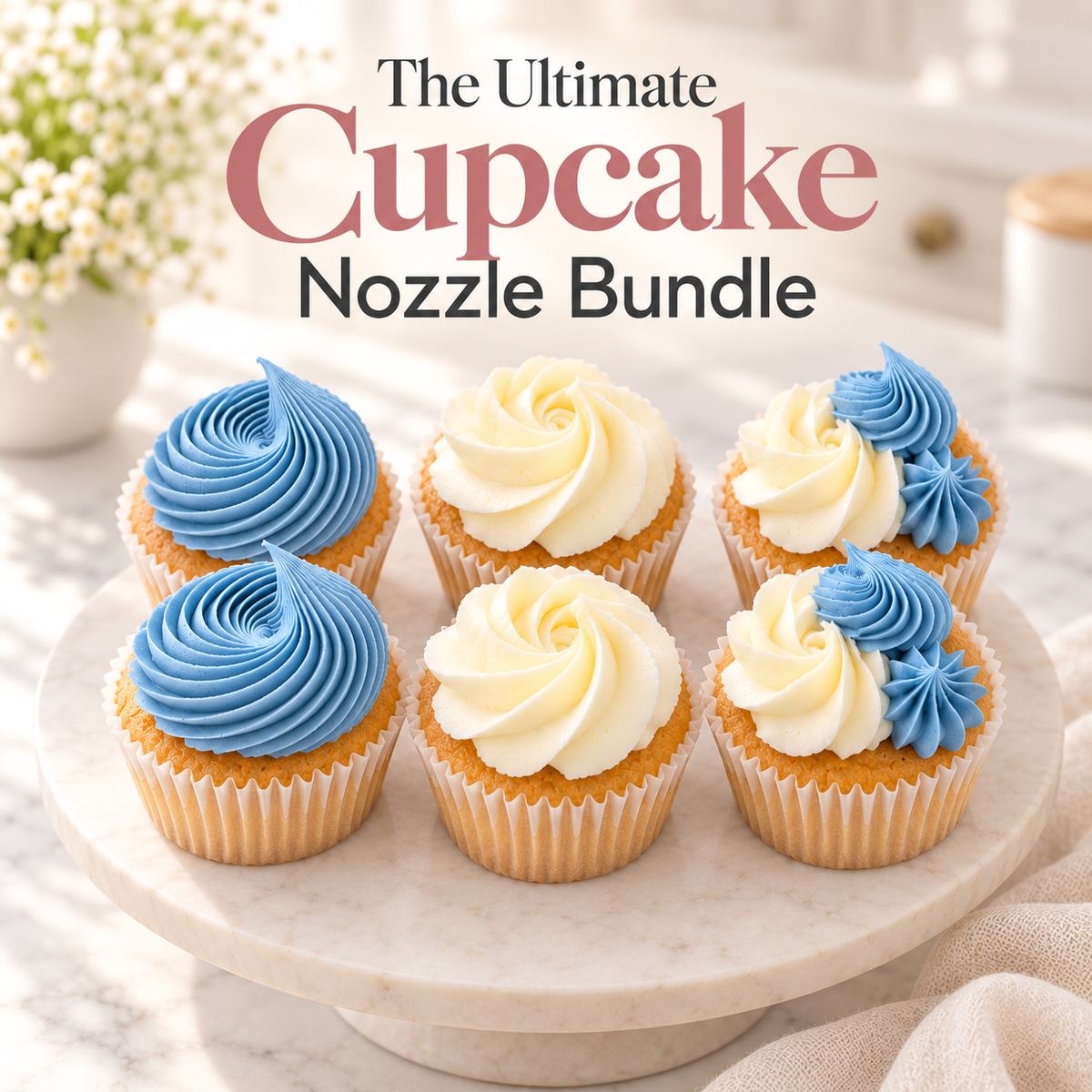 The Ultimate Cupcake Nozzle Bundle - Set of 4