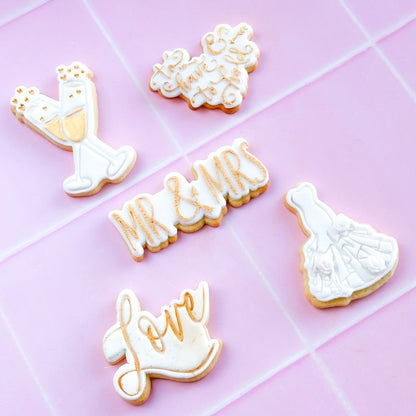 Elegant Wedding Dress Cookie Cutter and Stamp