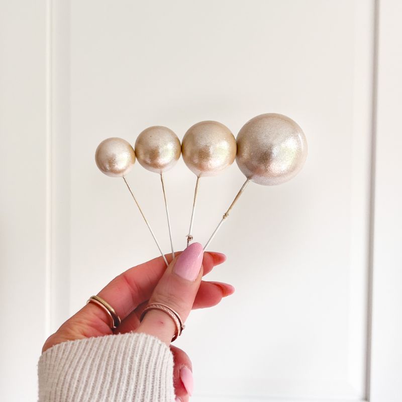 Cake Balls - Pearl Nude/ Champagne