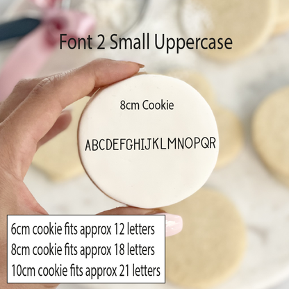 AlphaBakes Font 2 Stamp Tiles (Bar Not Included)