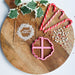 Delicate Merry Christmas with Wreath Cookie Cutter and Embosser