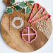 Delicate Christmas Wreath Cookie Cutter and Embosser