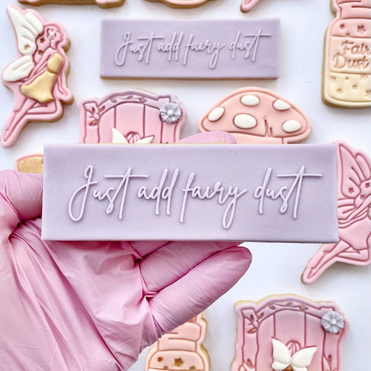 Just Add Fairy Dust Fairy Cookie Cutter and Embosser by Mays Bakes
