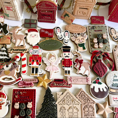 Christmas Pudding 3D Cookie Stamp and Cutter - suitable for two tone effect