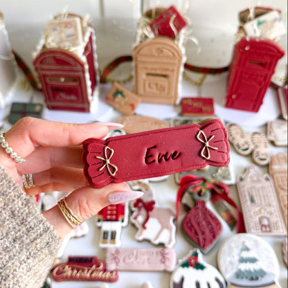 Cracker Christmas 3D Cookie Stamp and Cutter - suitable for two tone effect